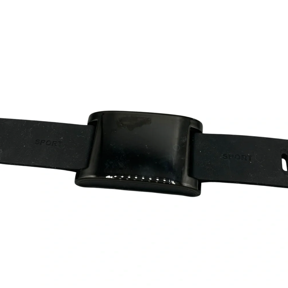 Unbranded SPORT Heart Rate Fitness Tracker Watch Black Smart Bracelet HR Monitor